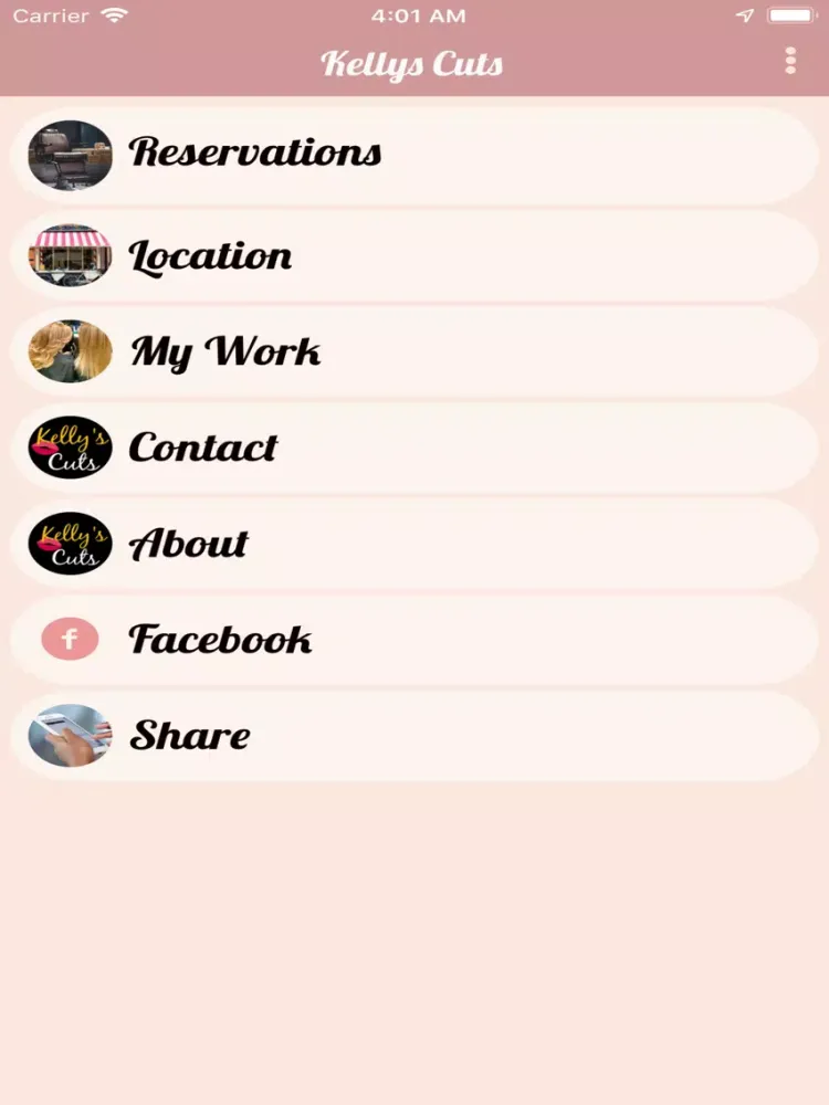 Kellys Cuts iPad  سکرین شاٹس