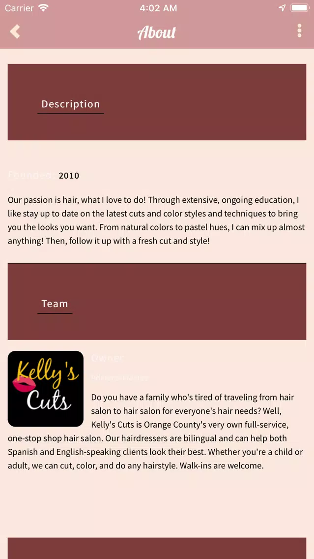 Capturas de tela do Kellys Cuts