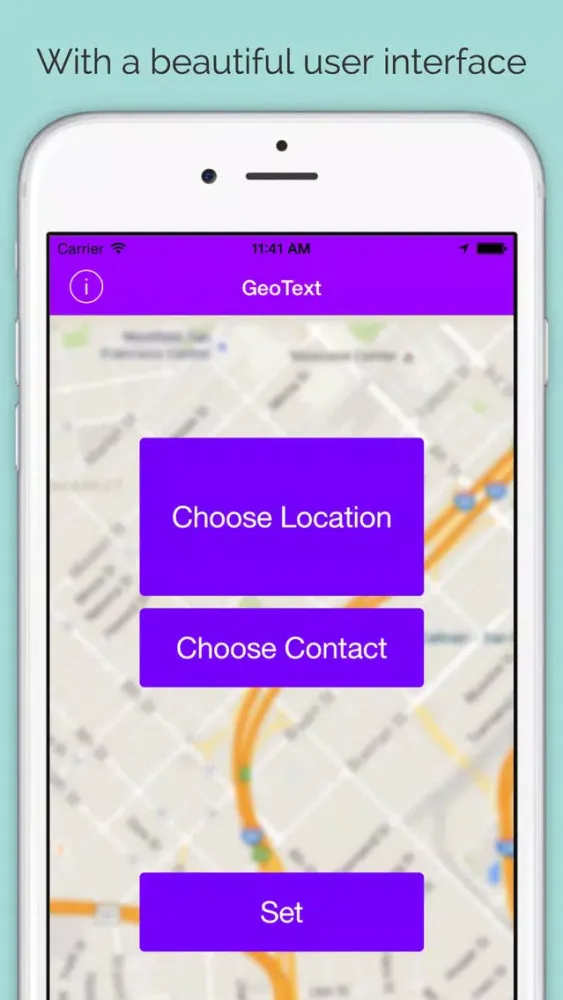 Screenshot di GeoText - Automatically text your location