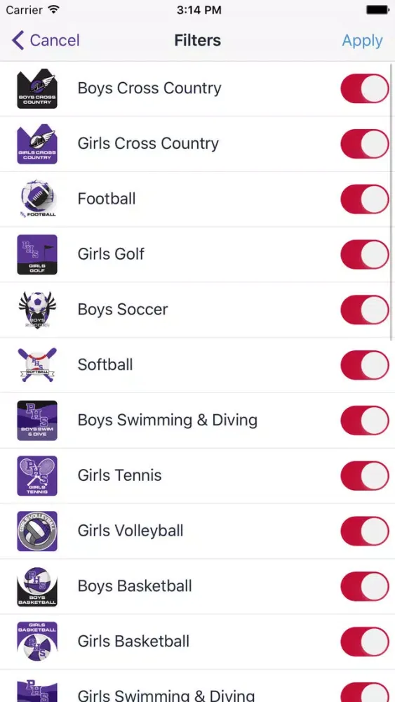 Capturas de pantalla de Park Hill South Panthers