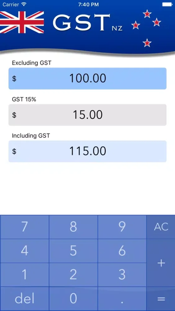 Capturas de pantalla de GST nz