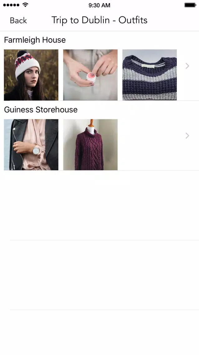 Zrzuty ekranu Capsule Wardrobe