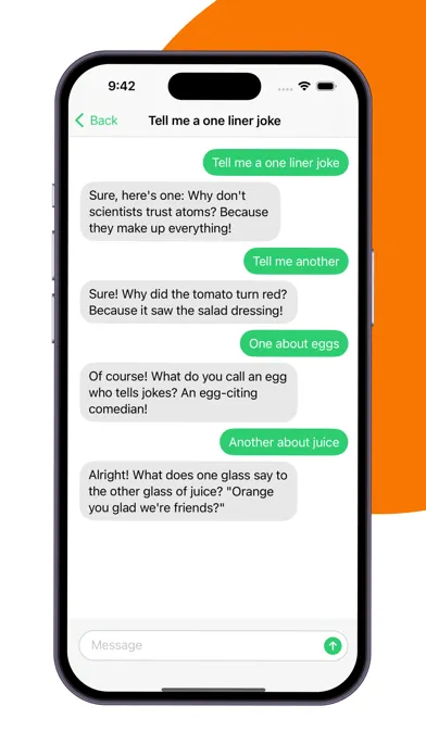 Screenshot di Chatty: AI chat assistant