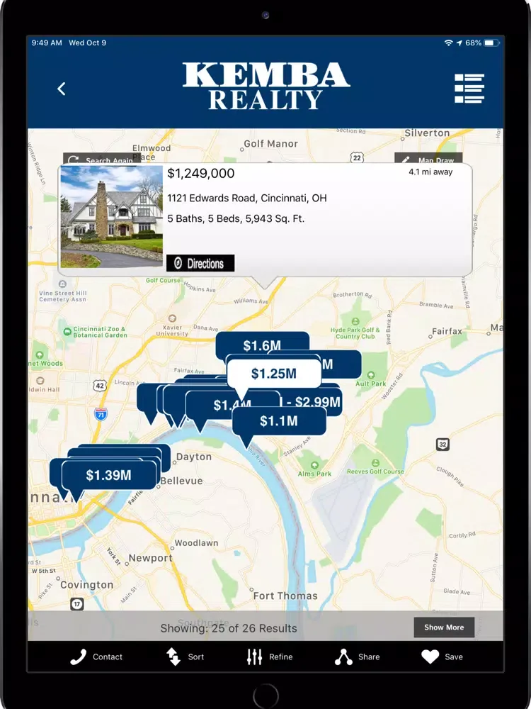 Capturas de pantalla de Kemba Realty iPad 