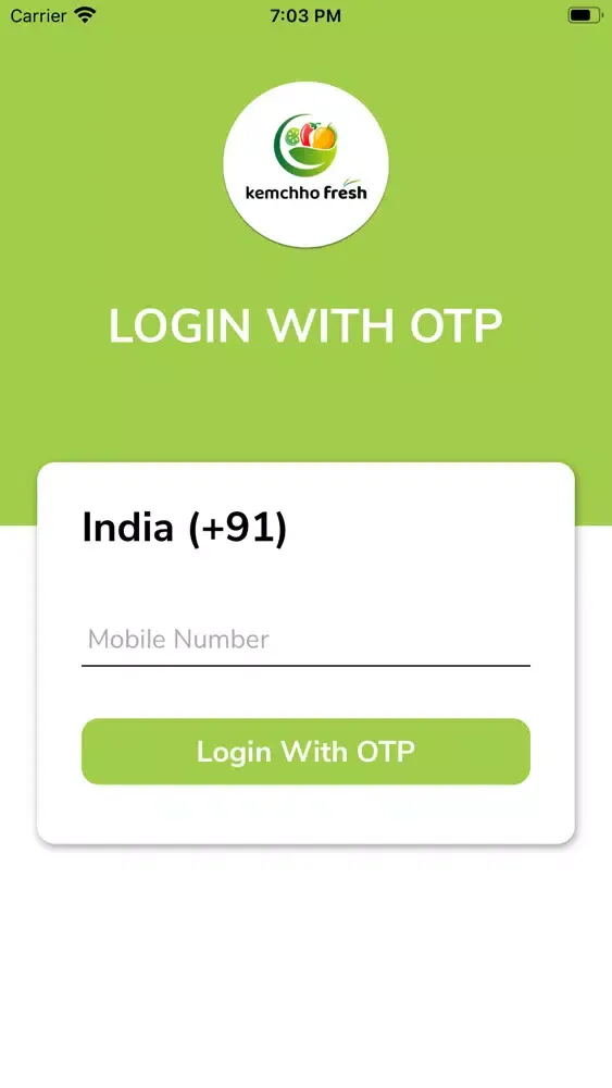 Скриншоты KemChhoFresh Delivery App