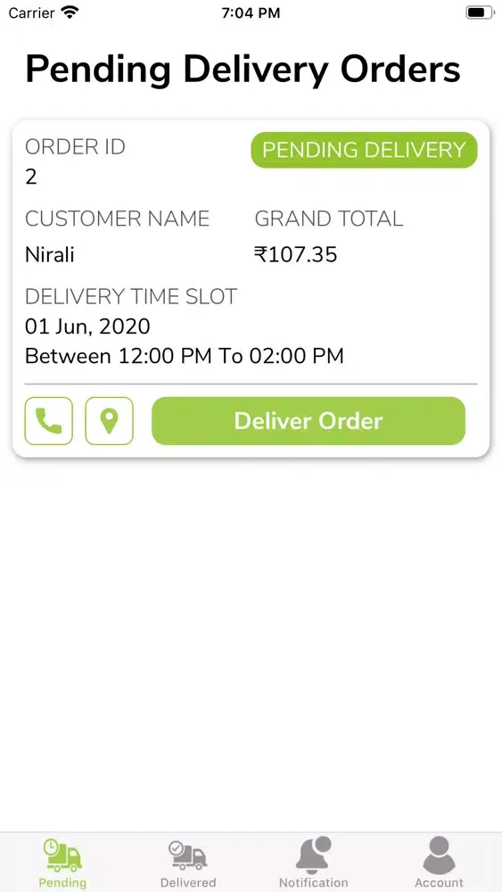Скриншоты KemChhoFresh Delivery App