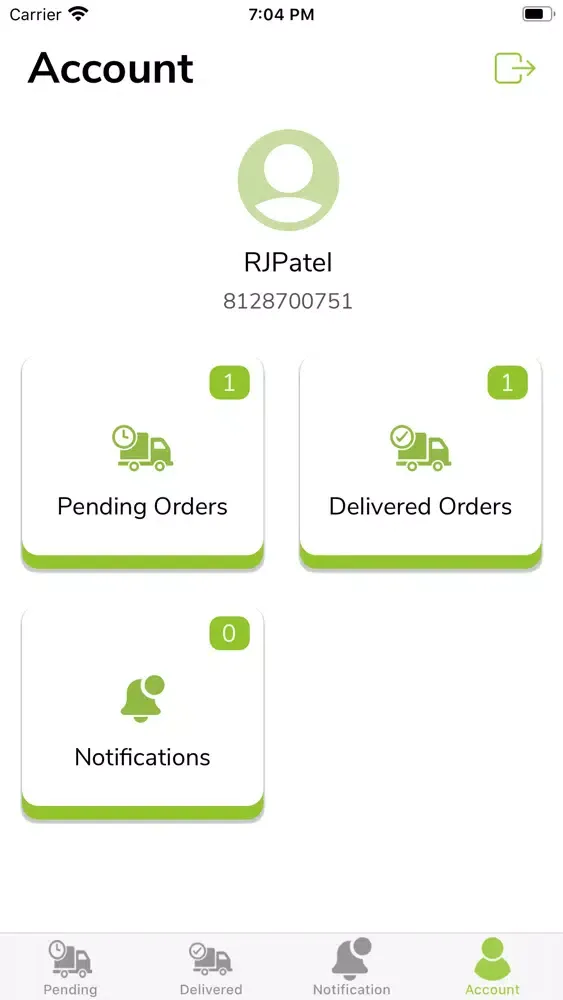 Скриншоты KemChhoFresh Delivery App