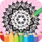 Adult Coloring Book Mandala - Free Fun Games for Stress Bringing Relax Curative Relieving Color Therapy