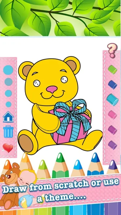 Tangkapan layar Bear Zoo Drawing Coloring Book - Cute Caricature Art Ideas pages for kids