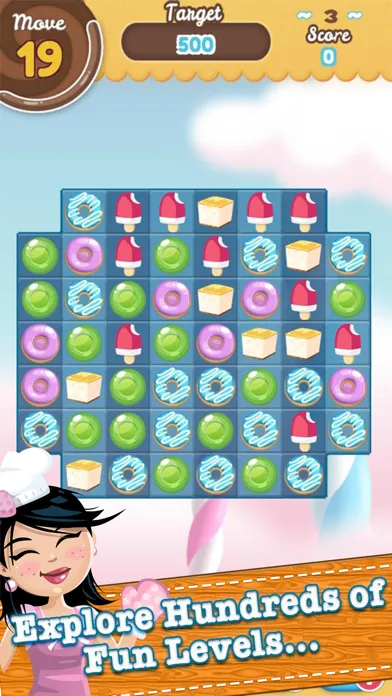 Ảnh chụp màn hình của Candy Sweet Fruit Splash - Match and Pop 3 Puzzle