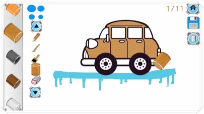 تصاویر Car Coloring Painting And Drawing Game for Baby or Kid Doodle Picture