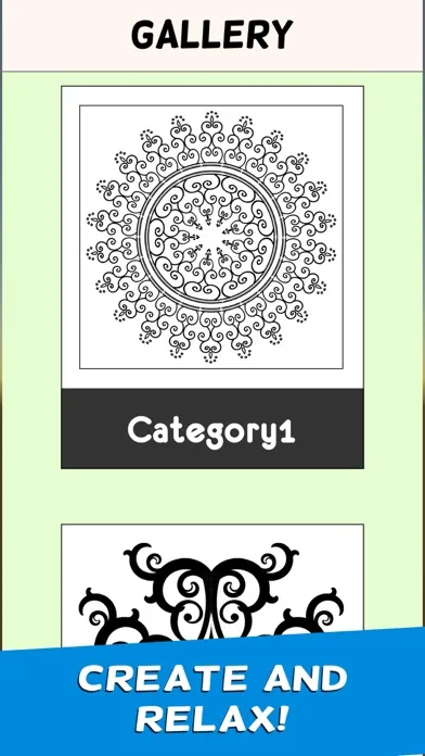 Zrzuty ekranu Coloring Book Mandala for Adults Relax Free