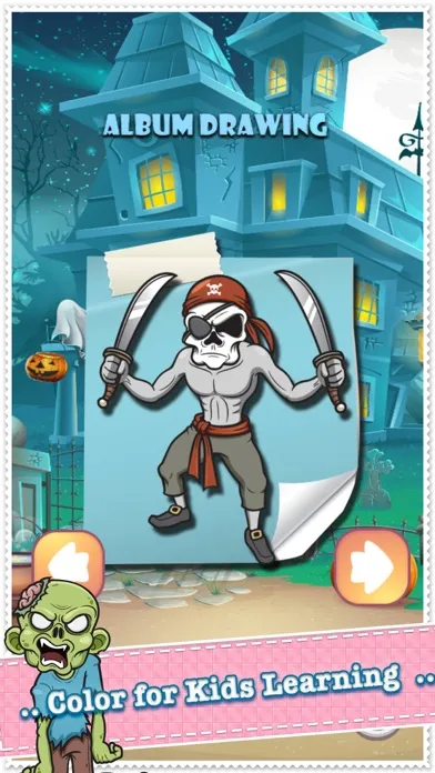 صور Coloring Book Cute Zombie Colorings Pages - pattern educational learning games for toddler & kids