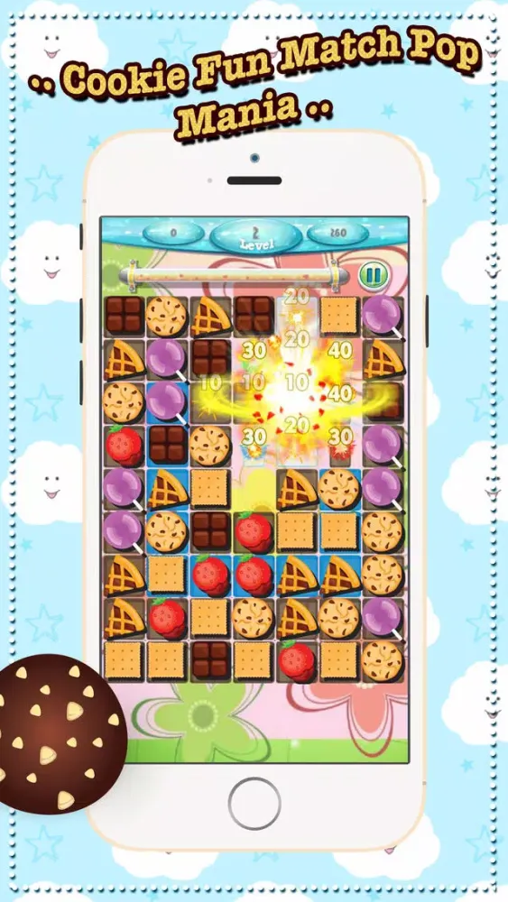 Capturas de tela do Cookie Fun Match Pop Mania