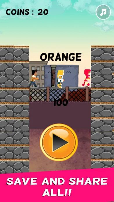 Cube Hero Ninja Skip Jump スクリーンショット
