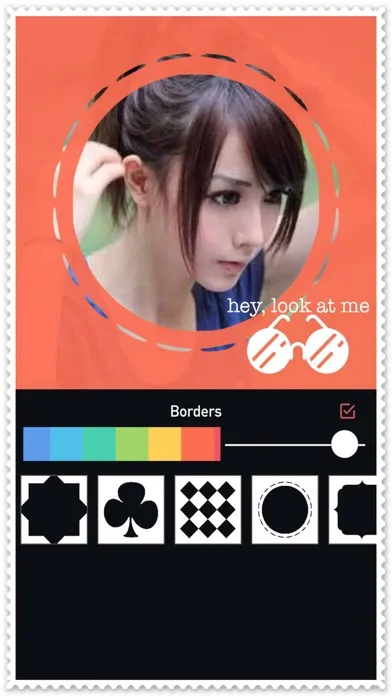Tangkapan layar Cute Camera Editor - picture collage effects plus photo yourself & best blender mix pic with filters and mirror