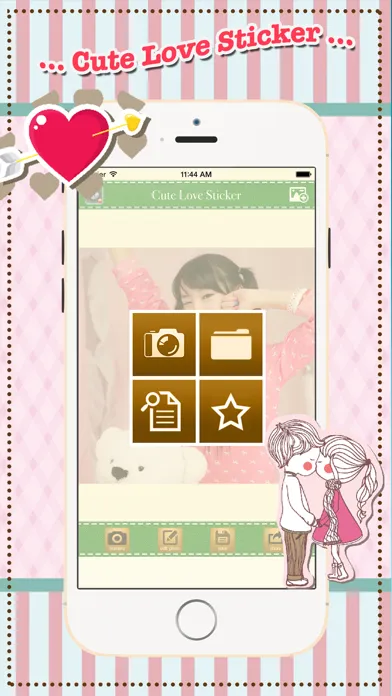 صور Cute Love Sticker