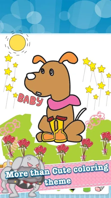 Dog Drawing Coloring Book - Cute Caricature Art Ideas pages for kids應用截圖