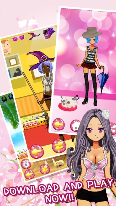 Ảnh chụp màn hình của Dress Up Games For Teens Girls & Kids Free - the pretty princess and cute anime beauty salon makeover for girl