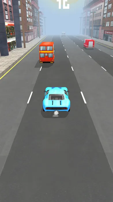 Tangkapan skrin fast car race accident driving extreme racing game