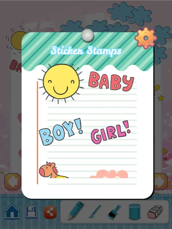 Little Girls Drawing Coloring Book - Cute Caricature Art Ideas pages for kids iPad  Ekran Görüntüleri