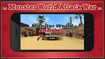 Tangkapan skrin Monster World Attack War - free game first most fun for person