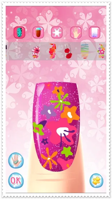 تصاویر Nail Spa Salon Beautiful girls - makeup makeover and games dressup nails art & polish