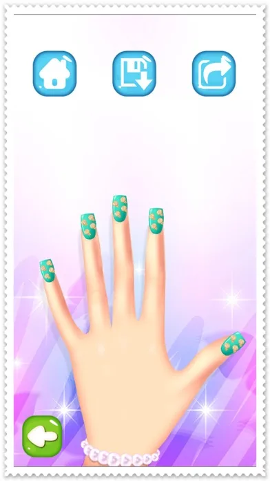 تصاویر Nail Spa Salon Beautiful girls - makeup makeover and games dressup nails art & polish