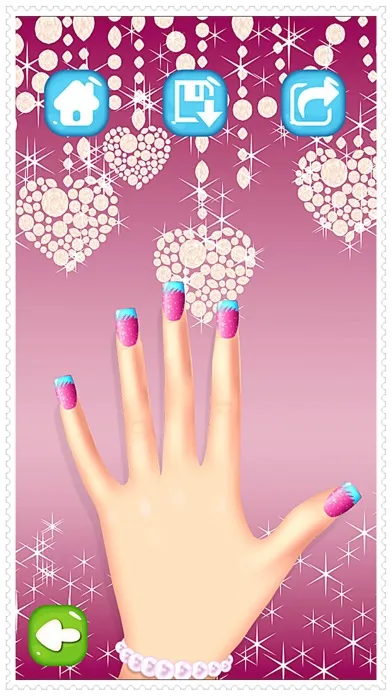 Nail Spa Salon Beautiful Princess girls - makeup makeover and games dressup nails art & polish Screenshots