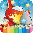 Plane Drawing Coloring Book - Cute Caricature Art Ideas pages for kids Plane Drawing Coloring Book - Cute Caricature Art Ideas pages for kids