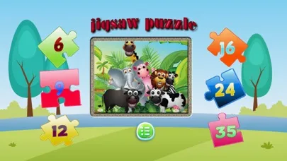 puzzle animals jigsaw 2nd grade educational games应用截图