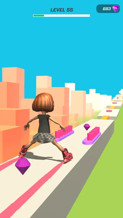 Sky Rollerskate Surfing Screenshots