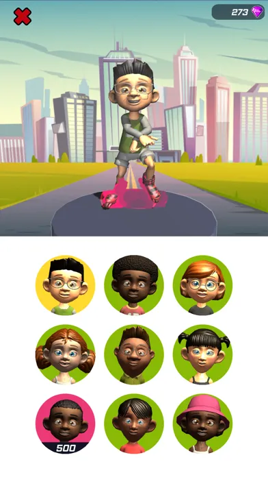 Sky Rollerskate Surfing Screenshots