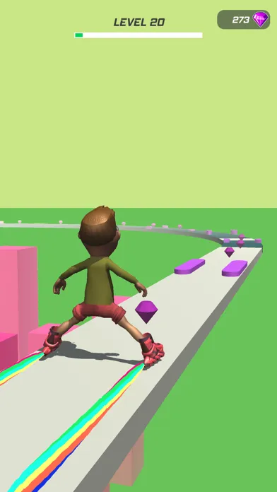 Sky Rollerskate Surfing Screenshots