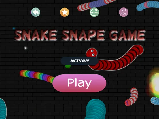 ภาพหน้าจอของ Snake Anaconda Dot & Eat Color Games iPad 