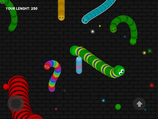 ภาพหน้าจอของ Snake Anaconda Dot & Eat Color Games iPad 