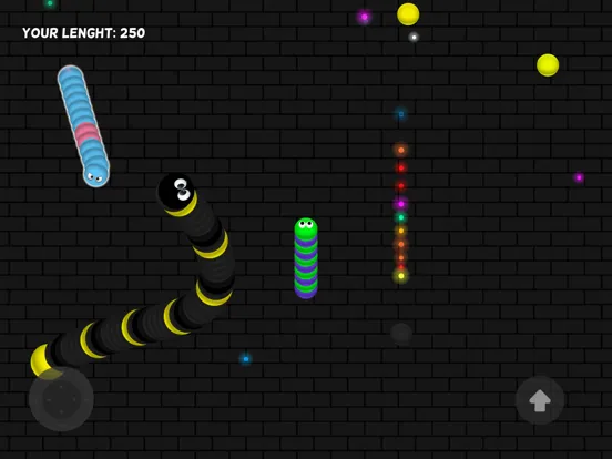 ภาพหน้าจอของ Snake Anaconda Dot & Eat Color Games iPad 