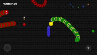 ภาพหน้าจอของ Snake Anaconda Dot & Eat Color Games