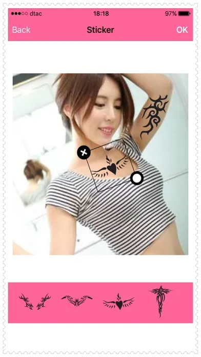 تصاویر Tattoo Editor Body Design
