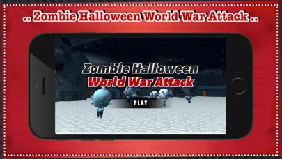 Tangkapan skrin Zombie Halloween World War Attack - best strategy rpg shooting survival free game