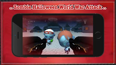 Tangkapan skrin Zombie Halloween World War Attack - best strategy rpg shooting survival free game
