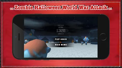 Tangkapan skrin Zombie Halloween World War Attack - best strategy rpg shooting survival free game