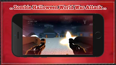 Tangkapan skrin Zombie Halloween World War Attack - best strategy rpg shooting survival free game