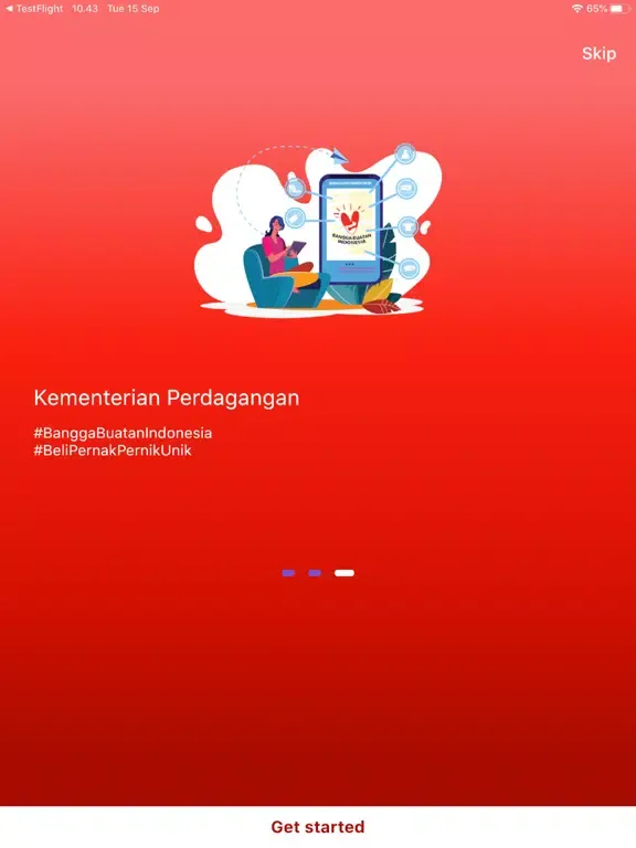 BBI Kemendag iPad  स्क्रीनशॉट