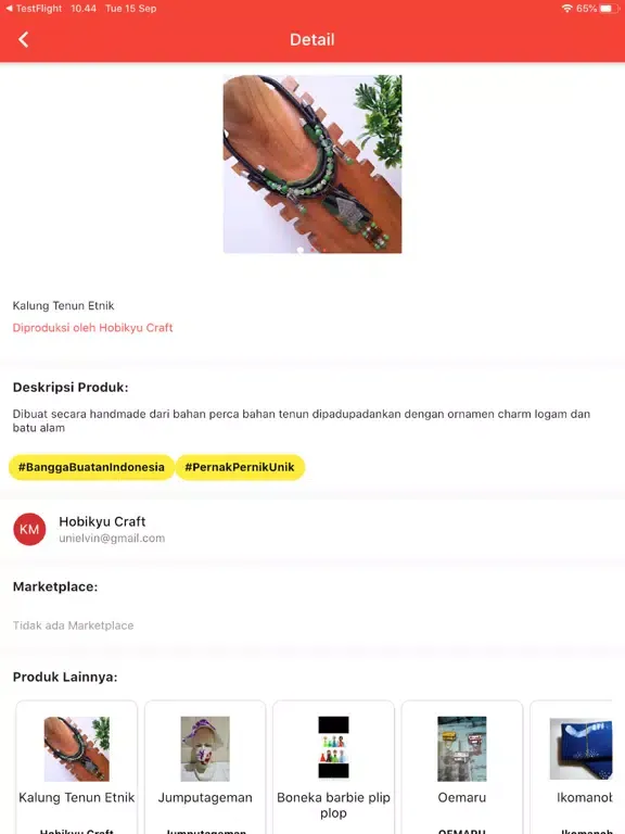 BBI Kemendag iPad  स्क्रीनशॉट