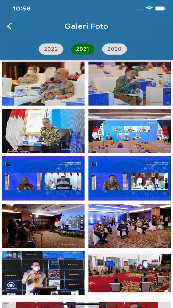 Captures d'écran de Raker Kemendag 2022