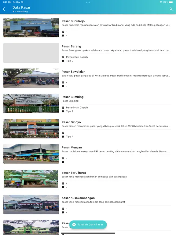 صور SISP Kemendag iPad 