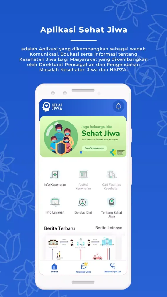 تصاویر Aplikasi Sehat Jiwa New