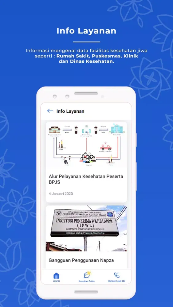 تصاویر Aplikasi Sehat Jiwa New