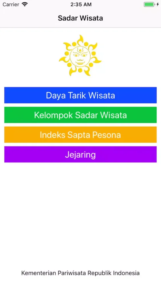Zrzuty ekranu Sadar Wisata